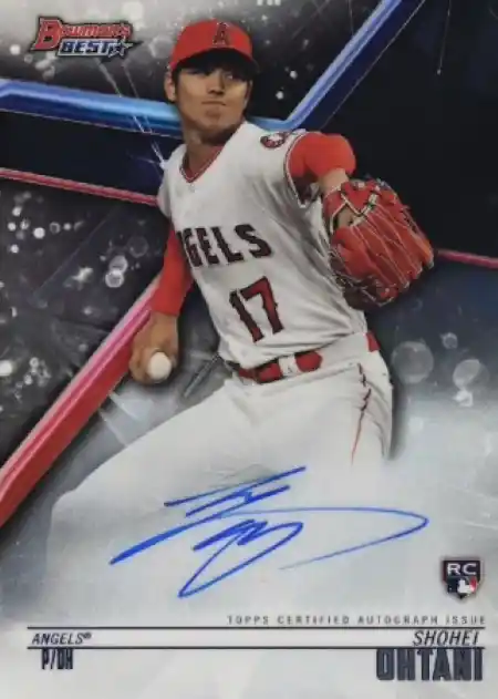 Shohei Ohtani - Best of 2018 Autographs - 2018 Bowman's Best Baseball #B18-SO