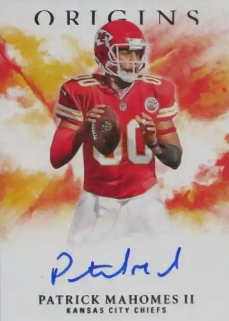 Patrick Mahomes II - Rookie Autographs - 2017 Origins Football #RA-PM