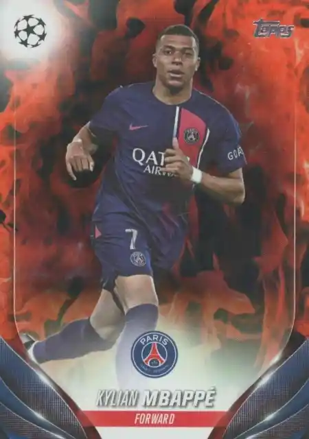 Kylian Mbappe - Inferno Foil - 2023/24 Topps UEFA Club Competitions #21