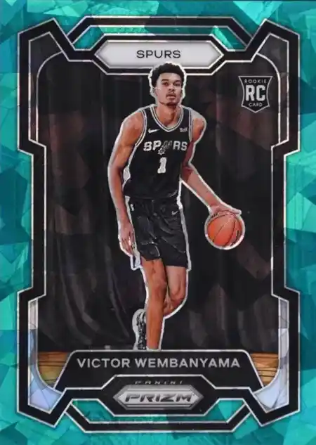 Victor Wembanyama - Teal Ice Prizm /225 - 2023-24 Panini Prizm Basketball #136