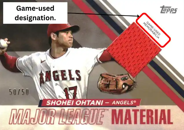 Shohei Ohtani - Major League Material Gold /50 - 2024 Topps Series One Baseball #MLM-SO