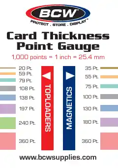 BCW card thickness gauge